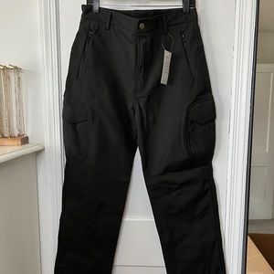 TacVAsen Men's Hiking Water Resistant Combat Pants - Large - Black